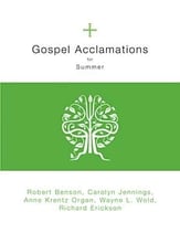 Gospel Acclamations for Summer Unison/Two-Part Book cover